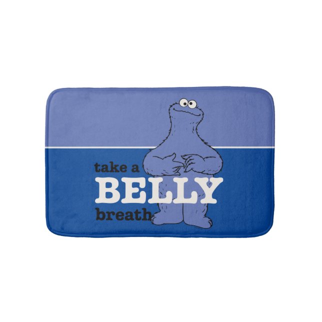 Sesame Street | Cookie Monster Take A Breath Bath Mat (Front)