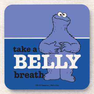 Sesame Street Cookie Monster Take A Breath Coaster