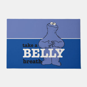 Sesame Street Cookie Monster Take A Breath Doormat