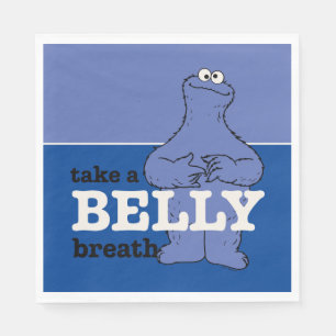 Sesame Street   Cookie Monster Take A Breath Napkin
