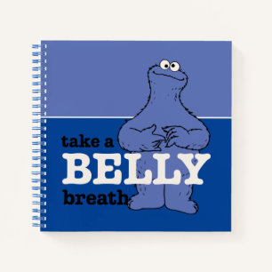 Sesame Street   Cookie Monster Take A Breath Notebook