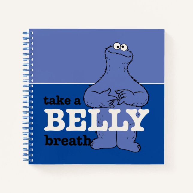 Sesame Street | Cookie Monster Take A Breath Notebook (Front)