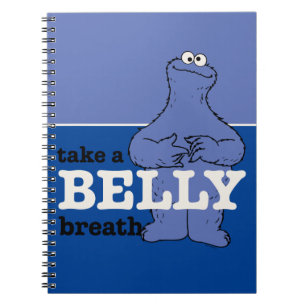 Sesame Street Cookie Monster Take A Breath Notebook