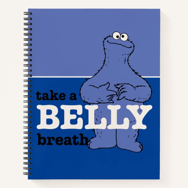 Sesame Street | Cookie Monster Take A Breath Notebook (Front)