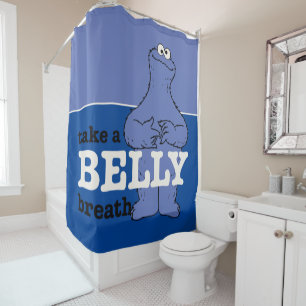 Sesame Street Cookie Monster Take A Breath Shower Curtain