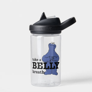 Sesame Street Cookie Monster Take A Breath Water Bottle