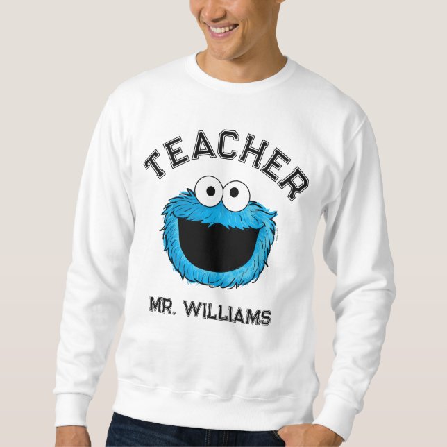 Sesame Street | Cookie Monster Teacher Sweatshirt (Front)