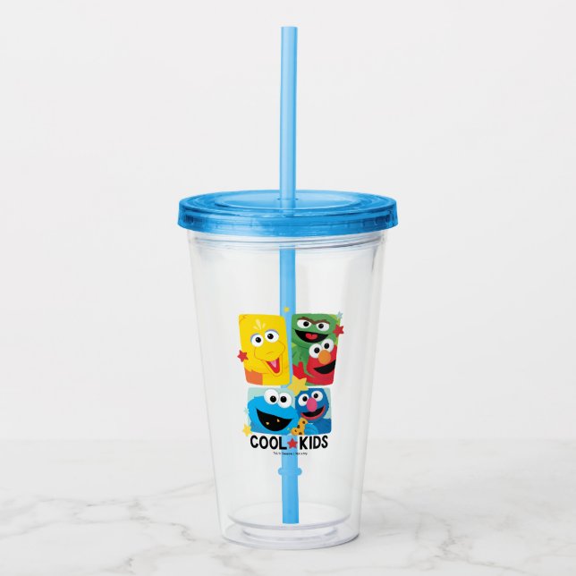 Sesame Street | Cool Kids Acrylic Tumbler (Front)