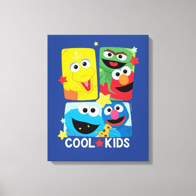 Sesame Street | Cool Kids Canvas Print (Front)