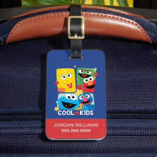 Sesame Street   Cool Kids Luggage Tag