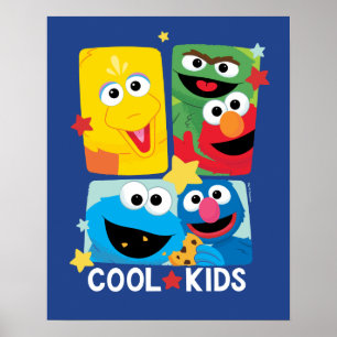 Sesame Street Cool Kids Poster
