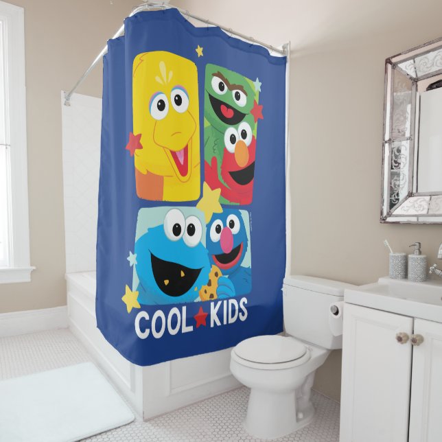 Sesame Street | Cool Kids Shower Curtain (In Situ)