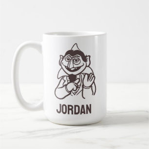 Sesame Street   Count von Count   Add Your Name Coffee Mug