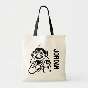 Sesame Street   Count von Count   Add Your Name Tote Bag