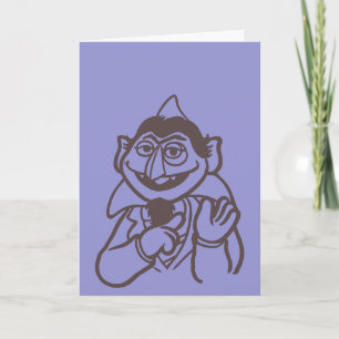 Sesame Street Count von Count Bright Card