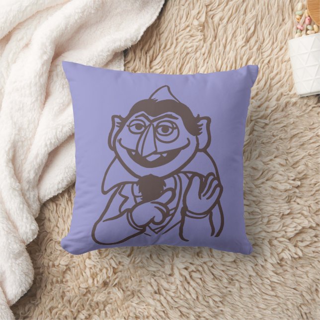 Sesame Street | Count von Count Bright Cushion (Blanket)