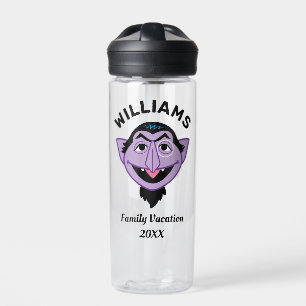 Sesame Street   Count von Count Family Vacation Water Bottle