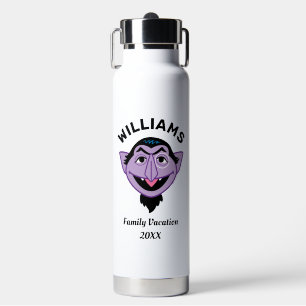 Sesame Street   Count von Count Family Vacation Water Bottle