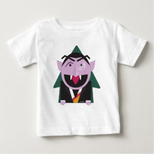 Sesame Street   Count von Count Illustration Baby T-Shirt