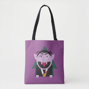 Sesame Street   Count von Count Illustration Tote Bag
