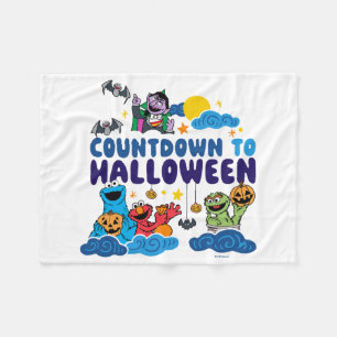 Sesame Street Countdown to Halloween Fleece Blanket