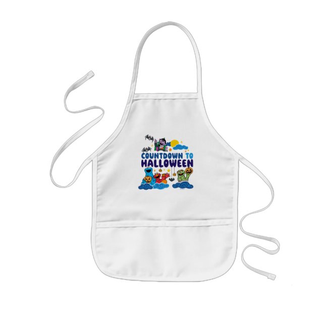 Sesame Street | Countdown to Halloween Kids Apron (Front)