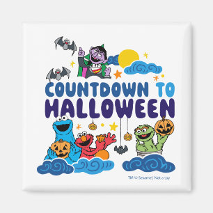 Sesame Street Countdown to Halloween Magnet