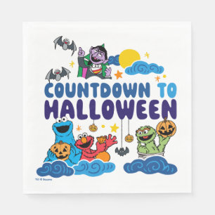 Sesame Street   Countdown to Halloween Napkin
