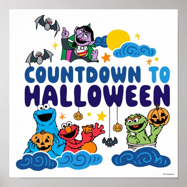 Sesame Street | Countdown to Halloween Poster (Front)