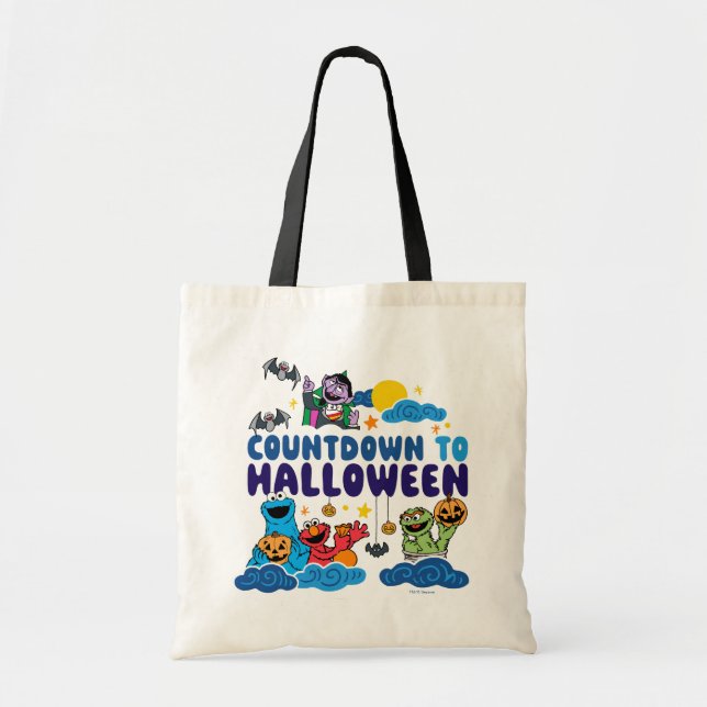 Sesame Street | Countdown to Halloween Tote Bag (Front)