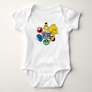 Sesame Street Crew Baby Bodysuit