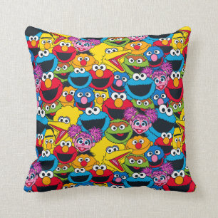 Sesame Street Crew Pattern Cushion
