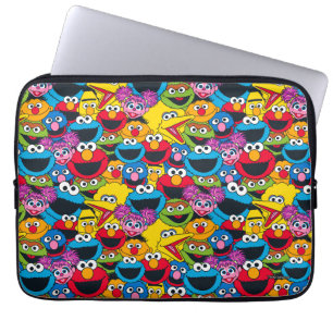 Sesame Street Crew Pattern Laptop Sleeve