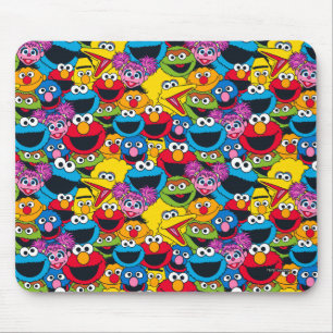 Sesame Street Crew Pattern Mouse Mat
