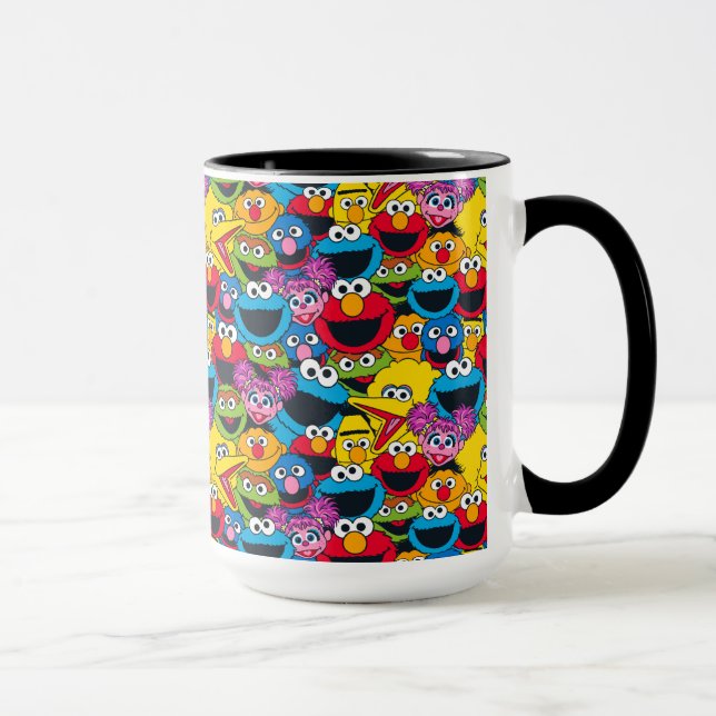 Sesame Street Crew Pattern Mug (Right)