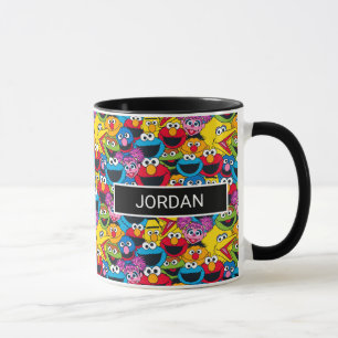 Sesame Street Crew Pattern Mug