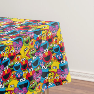 Sesame Street Crew Pattern Tablecloth