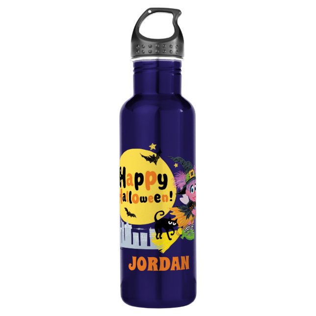 Sesame Street | Cute Halloween Pattern 710 Ml Water Bottle (Front)