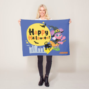 Sesame Street   Cute Halloween Pattern Fleece Blanket