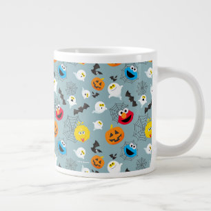 Sesame Street Cute Halloween Pattern Large Coffee Mug