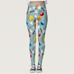 Sesame Street Cute Halloween Pattern Leggings