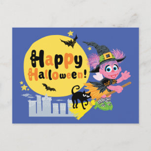 Sesame Street   Cute Halloween Pattern Postcard