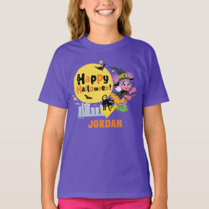 Sesame Street   Cute Halloween Pattern T-Shirt