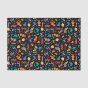 Sesame Street   Cute Halloween Pattern Tissue Paper