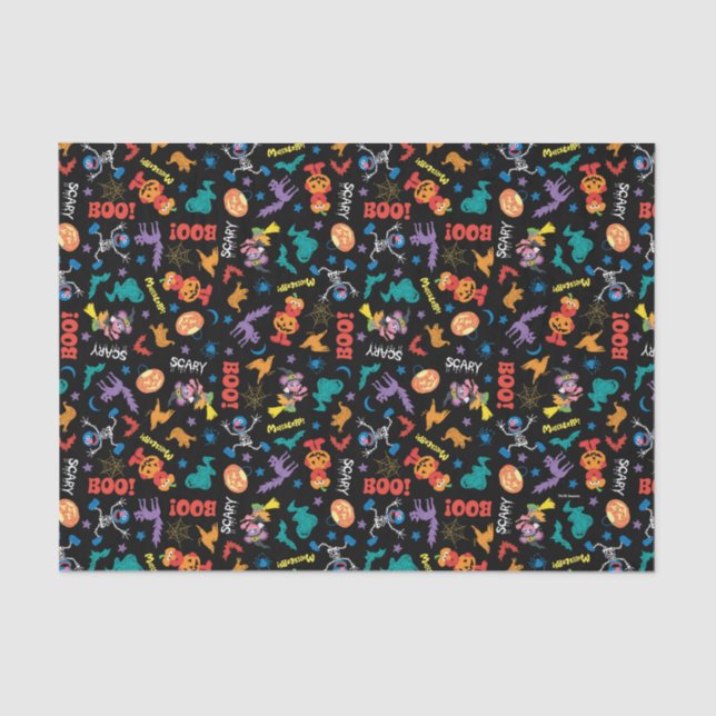 Sesame Street | Cute Halloween Pattern Tissue Paper (Front)
