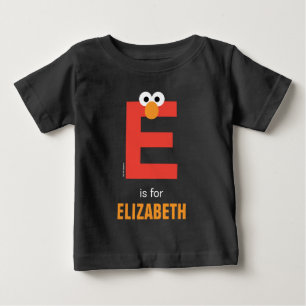 Sesame Street E is for Elmo Baby T-Shirt