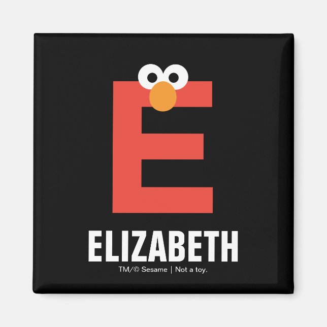 Sesame Street | E is for Elmo Magnet (Front)