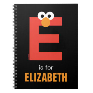 Sesame Street   E is for Elmo Notebook