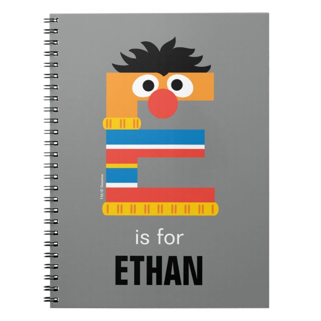 Sesame Street | E is for Ernie Notebook (Front)