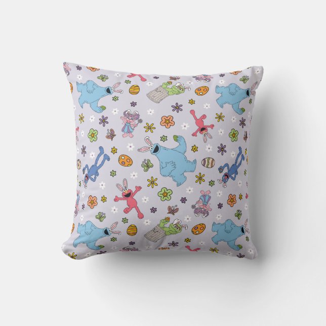 Sesame Street Easter Bunny Pattern Cushion (Front)